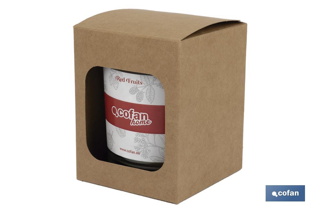 VELA AROMATICA DE CERA VEGETAL RED FRUITS 125 G