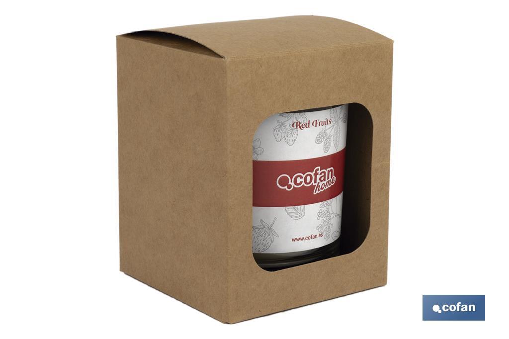 VELA AROMATICA DE CERA VEGETAL RED FRUITS 125 G