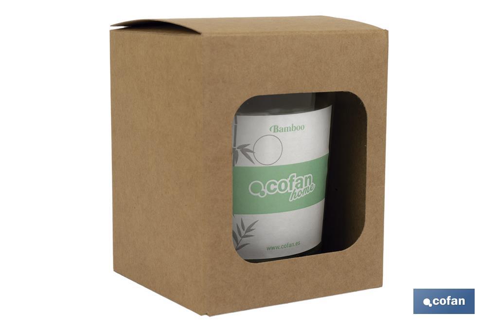 VELA AROMATICA  DE CERA VEGETAL BAMBOO 125 G