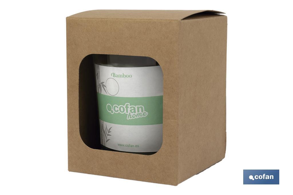 VELA AROMATICA  DE CERA VEGETAL BAMBOO 125 G