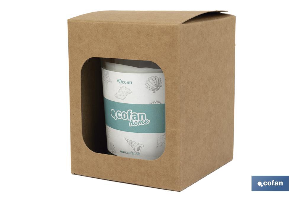 VELA AROMATICA DE CERA VEGETAL OCEAN 125 G