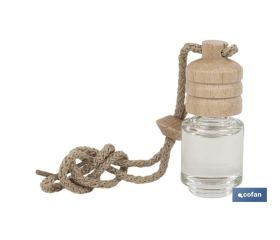 Ambientador de coche | Tapón de madera | Aroma a coche nuevo