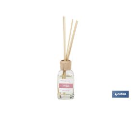 Ambientador de varillas | Aroma a jazmín | Difusor con varillas de ratán