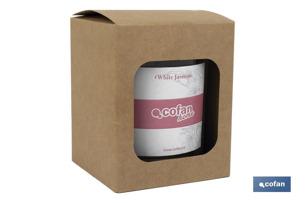 VELA AROMATICA DE CERA VEGETAL WHITE JASMINE 125 G