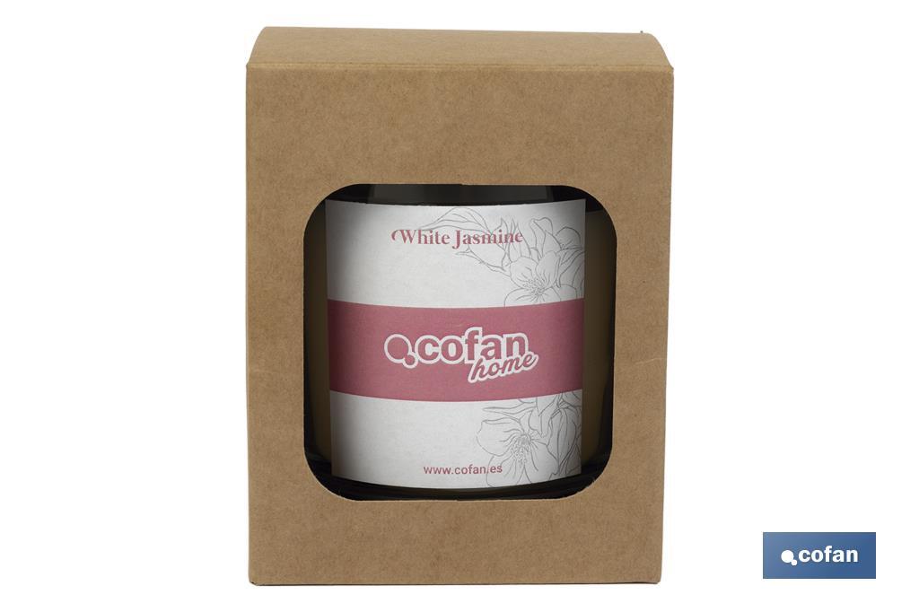 VELA AROMATICA DE CERA VEGETAL WHITE JASMINE 125 G