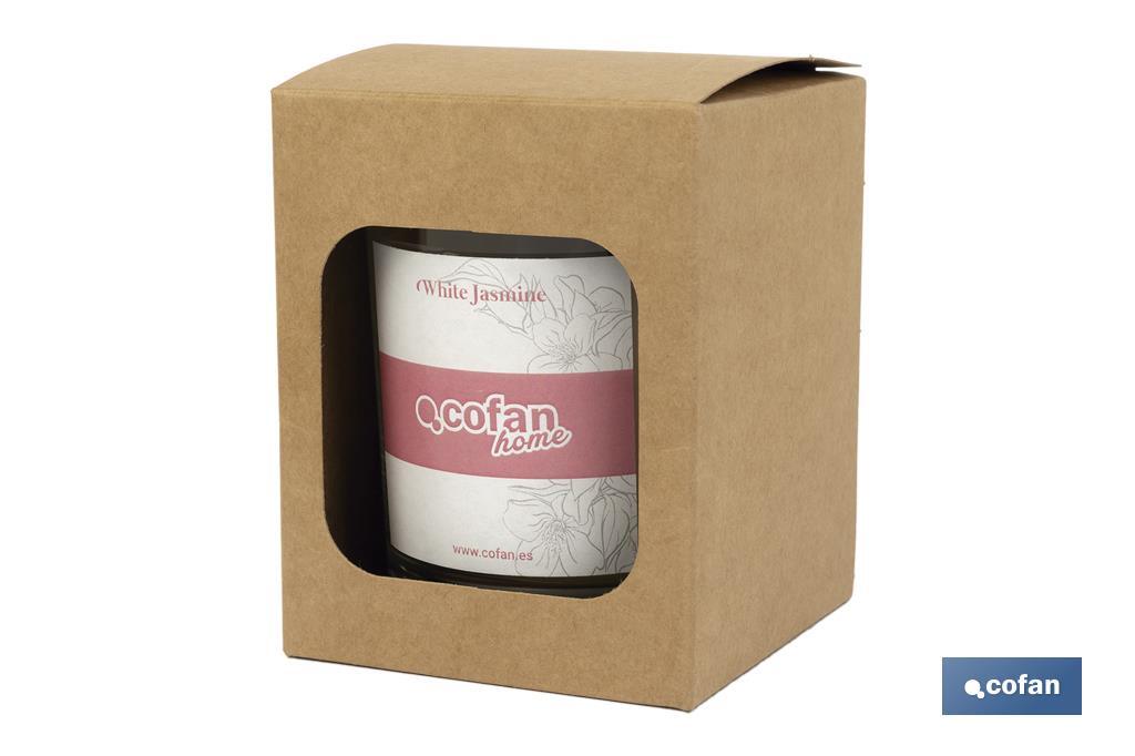 VELA AROMATICA DE CERA VEGETAL WHITE JASMINE 125 G