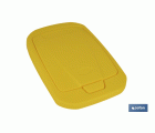 CUBO DE BASURA PARA RECICLAR 15 LITROS  COLOR AMARILLO 20 X 31 X 42 CM