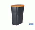 CUBO DE BASURA PARA RECICLAR 15 LITROS  COLOR NARANJA 20 X 31 X 42 CM