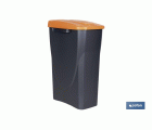 CUBO DE BASURA PARA RECICLAR 25 LITROS  COLOR NARANJA 21.5 X 36 X 51 CM