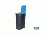 CUBO DE BASURA PARA RECICLAR 25 LITROS  COLOR AZUL 21.5 X 36 X 51 CM