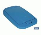 CUBO DE BASURA PARA RECICLAR 25 LITROS  COLOR AZUL 21.5 X 36 X 51 CM