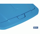 CUBO DE BASURA PARA RECICLAR 45 LITROS  COLOR AZUL 36.5 X 36 X 51  CM
