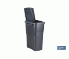 CUBO DE BASURA PARA RECICLAR 15 LITROS  COLOR GRIS 20 X 31 X 42 CM