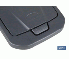 CUBO DE BASURA PARA RECICLAR 15 LITROS  COLOR GRIS 20 X 31 X 42 CM