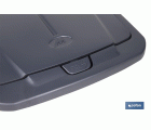 CUBO DE BASURA PARA RECICLAR 45 LITROS  COLOR GRIS 36.5 X 36 X 51  CM