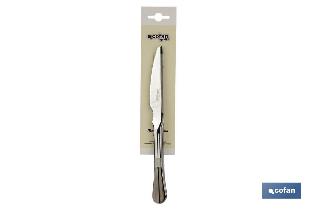 BL 2uds CUCHILLO DE CARNE INOX C-18/0 MODELO BOLONIA 10 mm