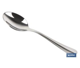 Cuchara de café | Modelo Bolonia | Fabricado en Acero Inox 18/0 | Envase blíster o pack