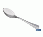 Cuchara de té | Modelo Bolonia | Fabricado en Acero Inox 18/0 | Envase blíster 3 Uds. o pack
