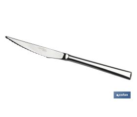Cuchillo de carne | Modelo Bari | Fabricado en Acero Inox 18/0 | Blíster o Pack