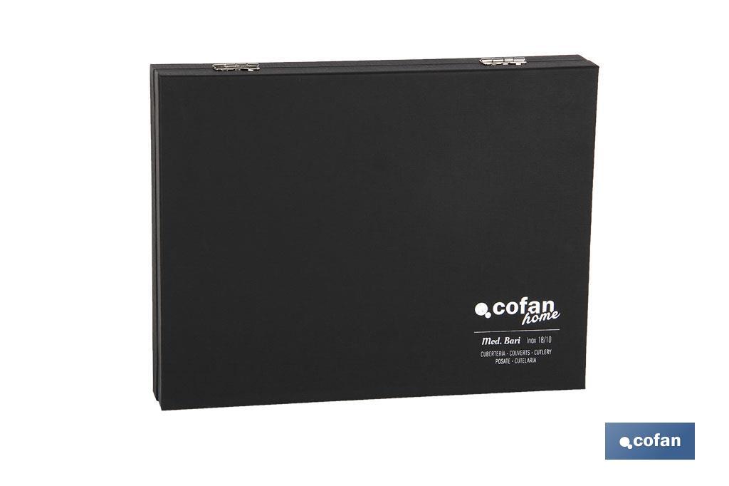 CUBERTERIA INOX MODELO BARI 24 pcs C-18/10 2,5 mm