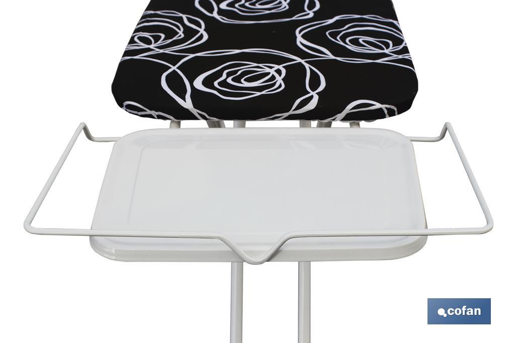 TABLA PLANCHAR 125X41cm MODELO TIVOLI NEGRA