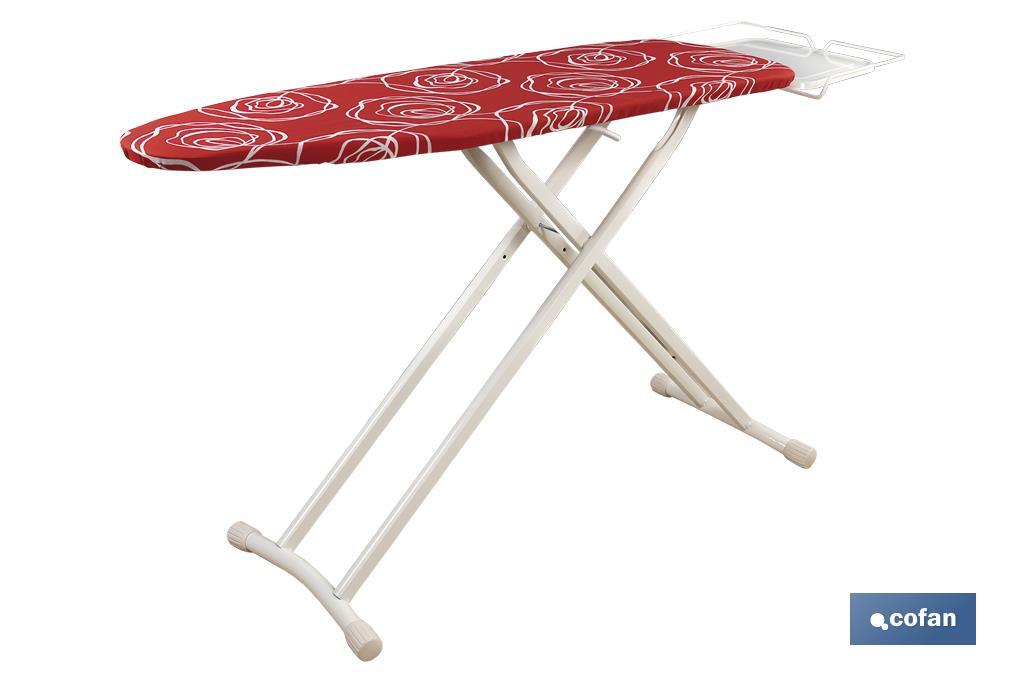 TABLA PLANCHAR 125X41cm MODELO TIVOLI ROJA