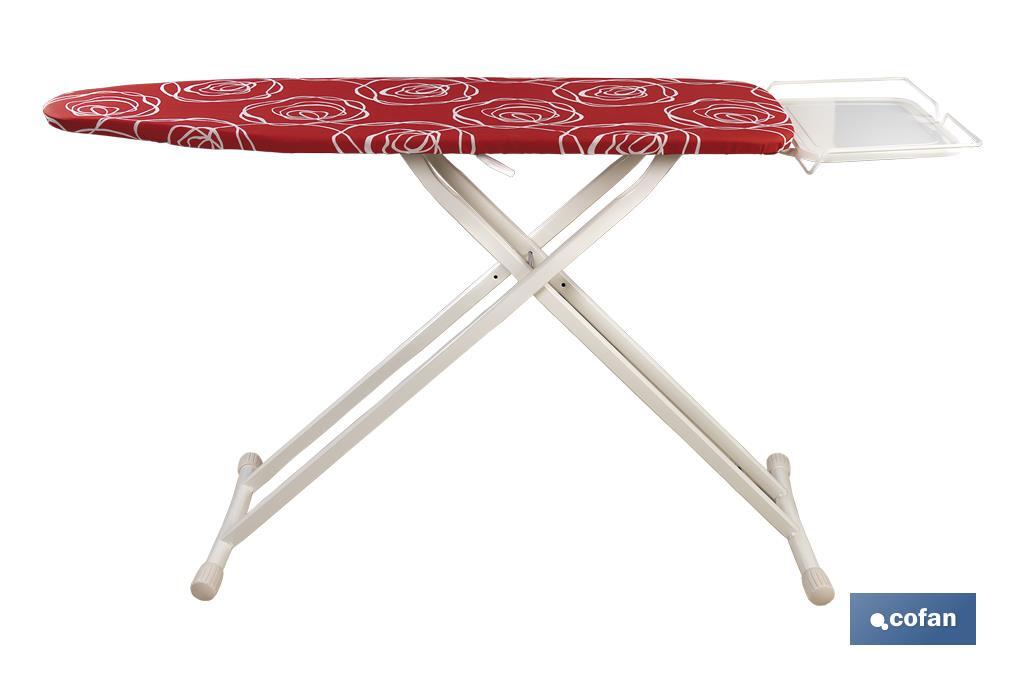 TABLA PLANCHAR 125X41cm MODELO TIVOLI ROJA