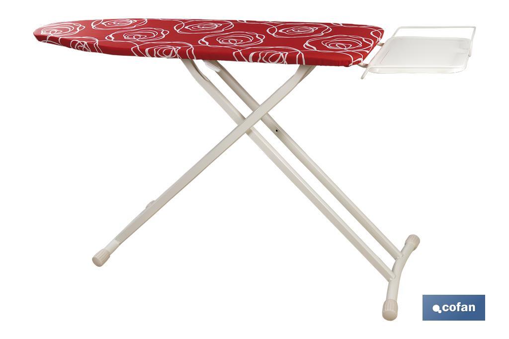 TABLA PLANCHAR 125X41cm MODELO TIVOLI ROJA