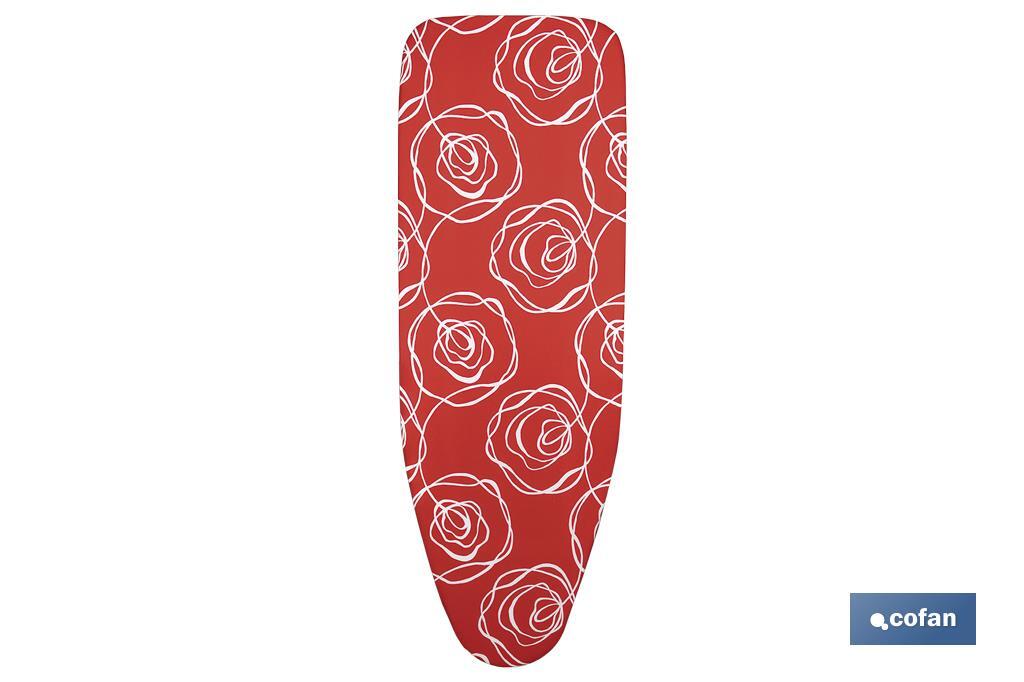 TABLA PLANCHAR 125X41cm MODELO TIVOLI ROJA