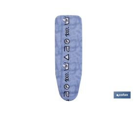 Funda Acolchada Iconos Lavado | Medida: 135 X 53 cm