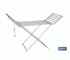 TENDEDERO EXTENSIBLE ELECTRICO ALUMINIO 148 X 52 X108 CM IP22
