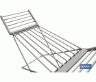 TENDEDERO EXTENSIBLE ELECTRICO ALUMINIO 148 X 52 X108 CM IP22