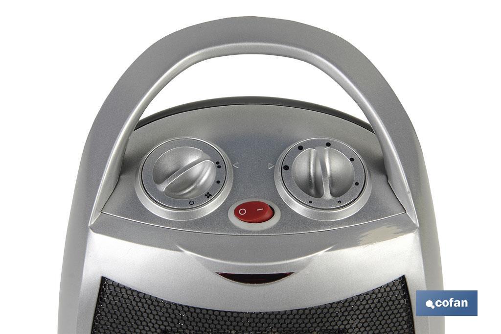 TERMOVENTILADOR CERÁMICO PTC  750W / 1500 W