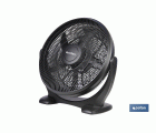 VENTILADOR DE SUELO 5 PALAS 3 VELOCIDADES 90W NEGRO