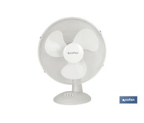 Ventilador Blanco Modelo Solano de 3 velocidades