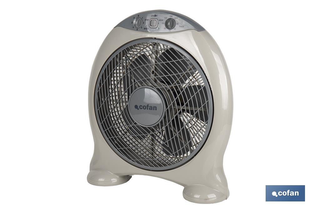 VENTILADOR CON TEMPORIZADOR 50 W BEIGE CLARO