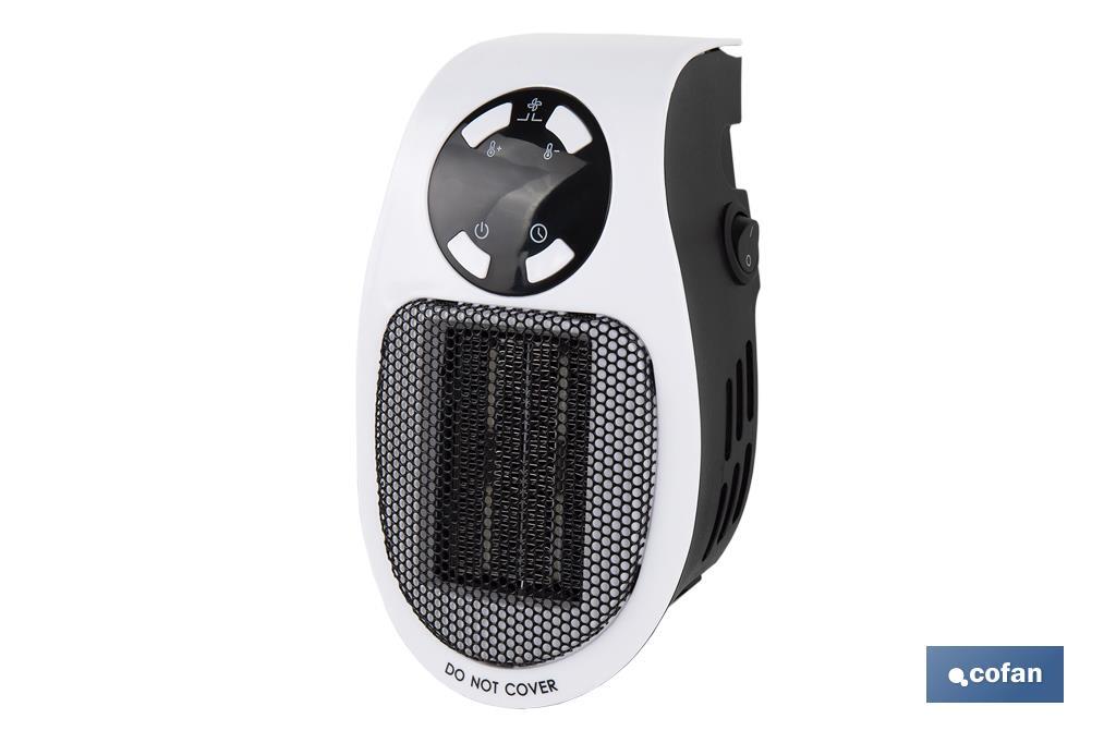 CALEFACTOR CERAMICO DE ENCHUFE CON MANDO A DISTANCIA 500 W