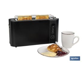 Tostador una ranura Modelo Centeno Negro Mate