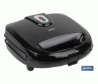 SANDWICHERA MULTIUSOS,GRILL Y GOFRERA 3 EN 1 PLACAS INTERCAMBIABLES  750W 24 X 22,8 X10,9 CM