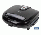 SANDWICHERA MULTIUSOS,GRILL Y GOFRERA 3 EN 1 PLACAS INTERCAMBIABLES  750W 24 X 22,8 X10,9 CM