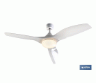 VENTILADOR DE TECHO BLANCO CON LUZ LED 132 CM 55 W