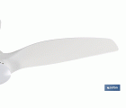 VENTILADOR DE TECHO BLANCO CON LUZ LED 132 CM 55 W