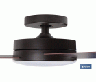 VENTILADOR DE TECHO CON ASPAS EN MADERA Y LUZ LED 132 CM 55 W
