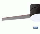 VENTILADOR DE TECHO CON ASPAS EN MADERA Y LUZ LED 132 CM 55 W