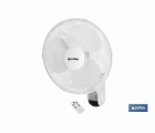 Ventilador de pared con temporizador y mando a distancia | Potencia de 50 W