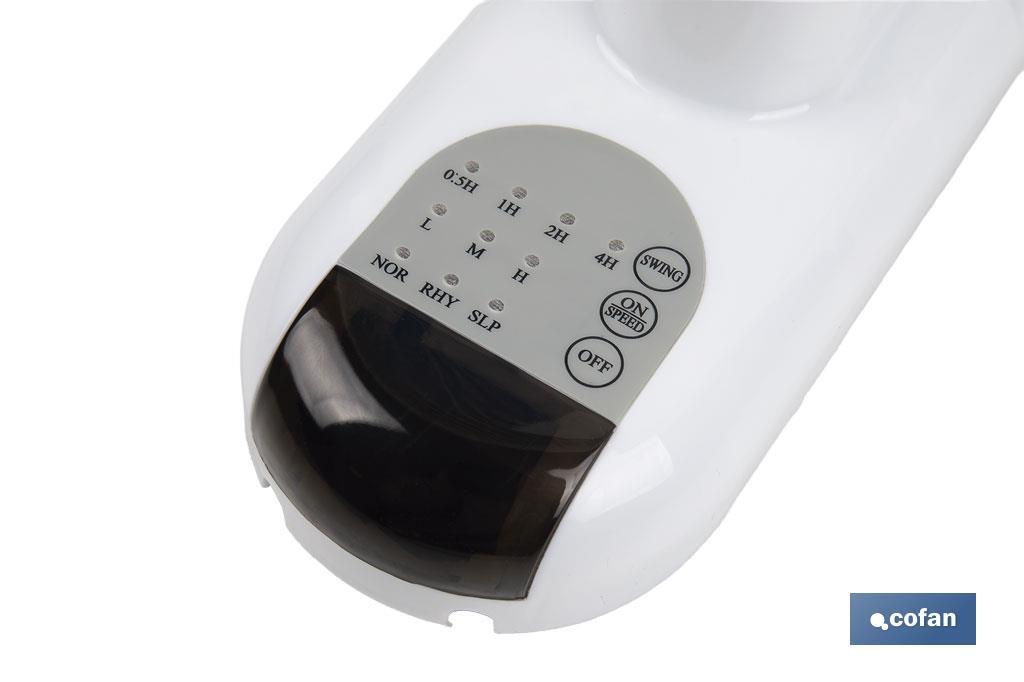 VENTILADOR DE PARED, TEMPORIZADOR, MANDO A DISTANCIA, 50 W