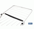TENDEDERO SUELO CON ALAS PLEGABLES DE ACERO+ RUEDAS,18 m