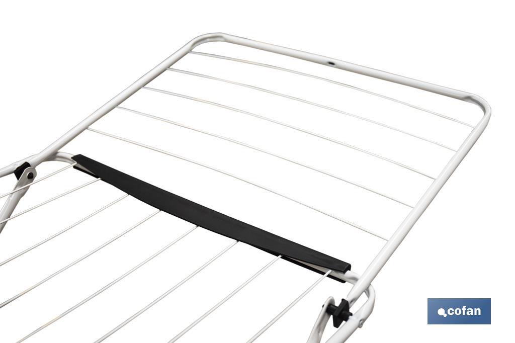 TENDEDERO SUELO CON ALAS PLEGABLES DE ACERO+ RUEDAS,18 m