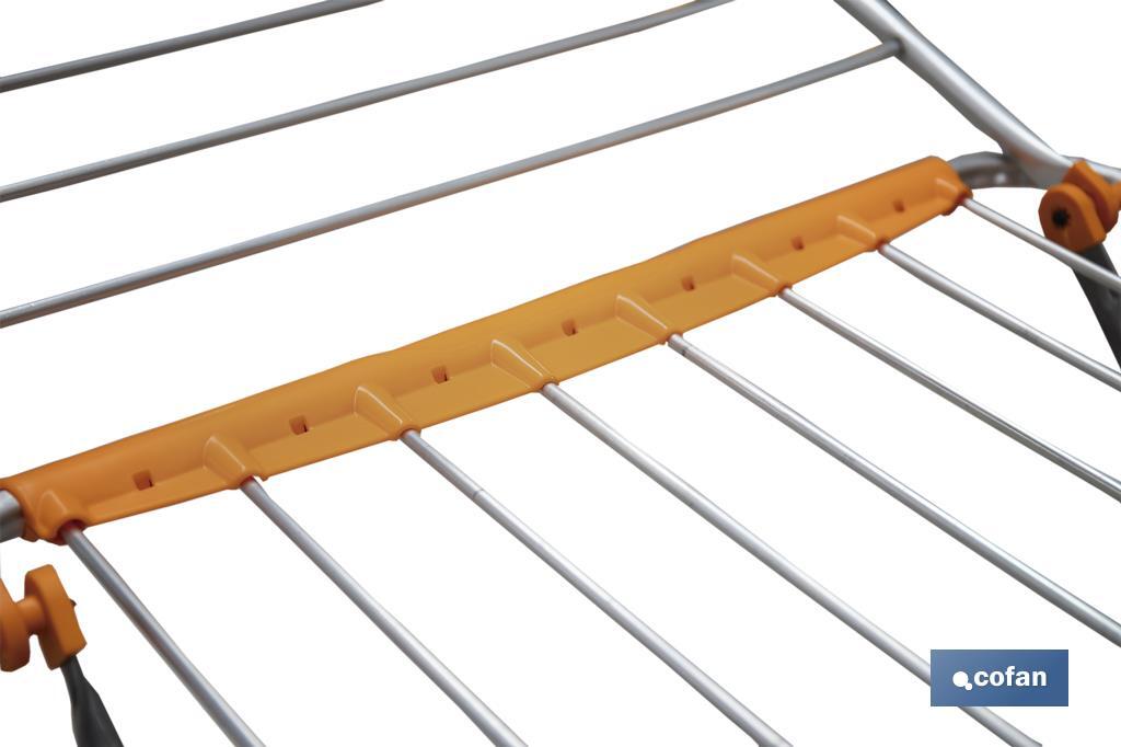 TENDEDERO SUELO CON ALAS PLEGABLES DE ALUMINIO + RUEDAS.18 m