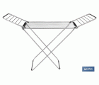 TENDEDERO SUELO CON ALAS PLEGABLES ACERO INOXIDABLE  18 m